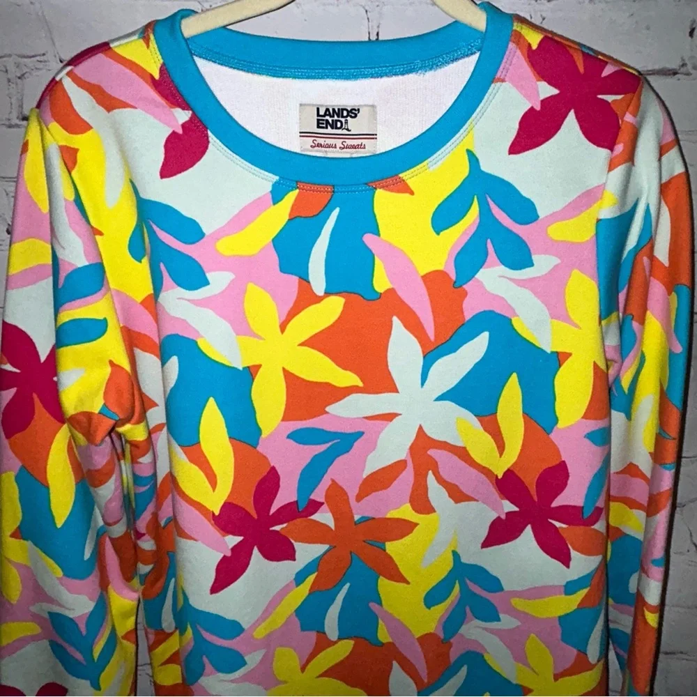 Land’s End Serious Sweats sweatshirt size M Tall‎